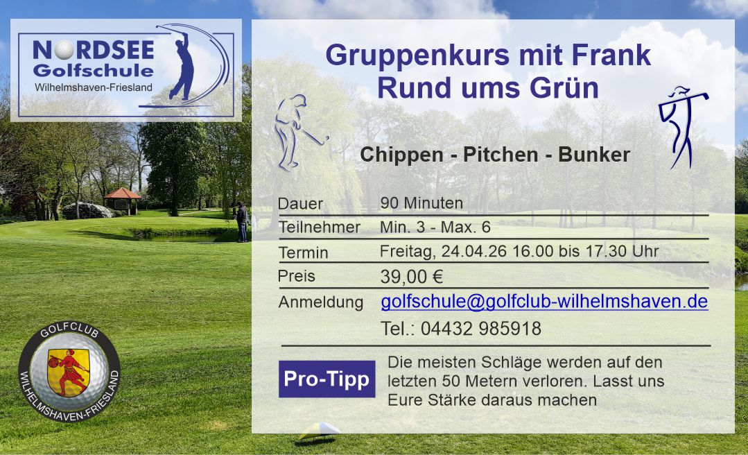 Mehr über den Artikel erfahren Ausgebucht – Gruppenkurs mit Frank